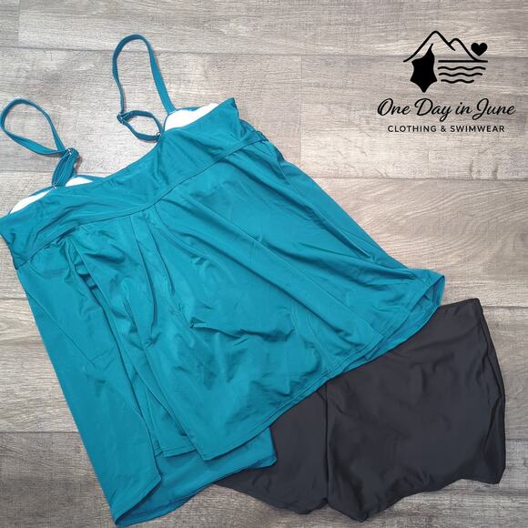 Avidlove Plus Size Boyshort Tankini Swimsuit Size XXL - Picture 6 of 6